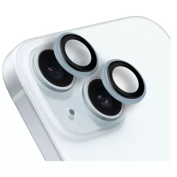   Obal:Me Apple iPhone 15/ 15 Plus tempered glass kamera védő üvegfólia, kék
