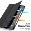 Dux Ducis Domo iPad Pro 13 (2024 / 2025) kihajtható tok pencil tartóval, fekete