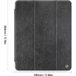 Dux Ducis Unid iPad Pro 13 (2024 / 2025) kihajtható tok pencil tartóval, fekete