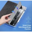 Dux Ducis Unid iPad iPad Air 13 (2024)/iPad Pro 12.9 (2018/2020/2021/2022) kihajtható tok pencil tartóval, fekete