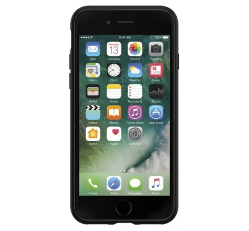 Spigen Liquid Air Apple iPhone SE 2022 / 2020 / 8 / 7 tok, Black, fekete