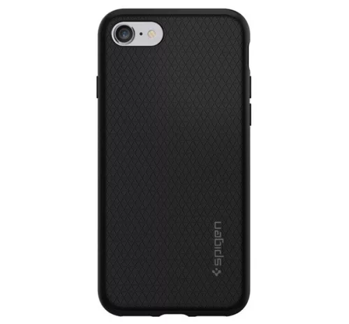 Spigen Liquid Air Apple iPhone SE 2022 / 2020 / 8 / 7 tok, Black, fekete