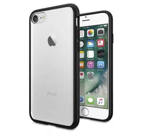 Spigen Ultra Hybrid Apple iPhone SE 2022 / 2020 / 8 / 7 Black, fekete