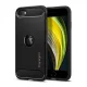 Spigen Rugged Armor Apple iPhone SE 2022 / 2020 tok, Matte Black, fekete