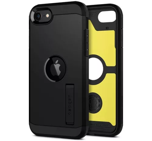 Spigen Tough Armor Apple iPhone SE 2022 / 2020 tok, Black, fekete