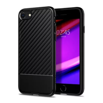   Spigen Core Armor Apple iPhone SE 2022 / 2020 / 8 / 7 tok, Matte Black, fekete