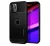 Spigen Rugged Armor Apple iPhone 12 / 12 Pro tok, Matte Black, fekete