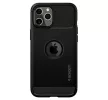 Spigen Rugged Armor Apple iPhone 12 / 12 Pro tok, Matte Black, fekete
