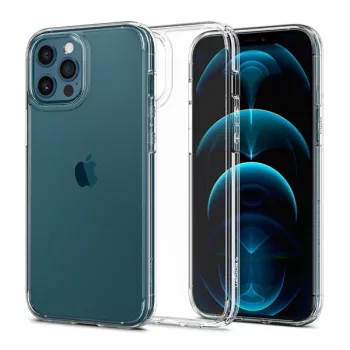   Spigen Ultra Hybrid Apple iPhone 12 / 12 Pro tok, Crystal Clear, átlátszó