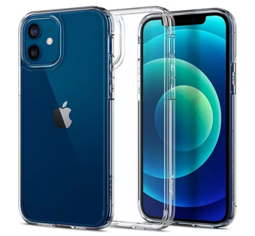 Spigen Ultra Hybrid Apple iPhone 12 / 12 Pro tok, Crystal Clear, átlátszó