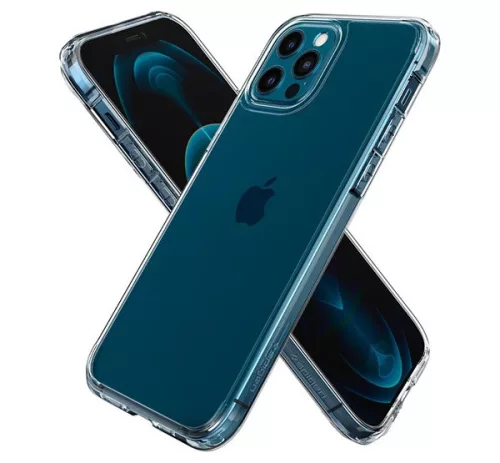 Spigen Ultra Hybrid Apple iPhone 12 / 12 Pro tok, Crystal Clear, átlátszó