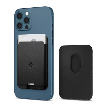 Spigen Valentinus Apple iPhone Magsafe kártyatartó, fekete