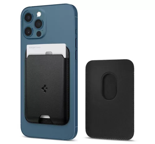 Spigen Valentinus Apple iPhone Magsafe kártyatartó, fekete