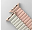 Uniq Revix mágneses szilikon szíj Apple Watch 42/44/45/49mm, rózsaszín/bézs