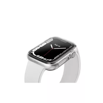   Uniq Glase Dual Pack Apple Watch S8/S7 41mm szilikon tok, átlátszó/fekete