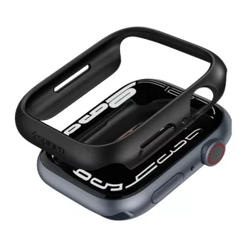 Spigen Thin Fit Apple Watch S8 / S7 45mm Black, fekete tok