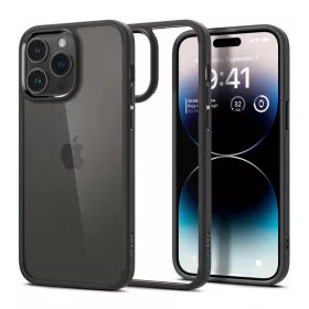   Spigen Ultra Hybrid Apple iPhone 14 Pro Max tok, Matte Black, fekete