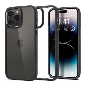   Spigen Ultra Hybrid Apple iPhone 14 Pro Max tok, Matte Black, fekete