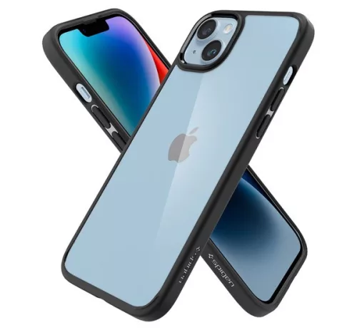 Spigen Ultra Hybrid Apple iPhone 14 tok, Matte Black, fekete