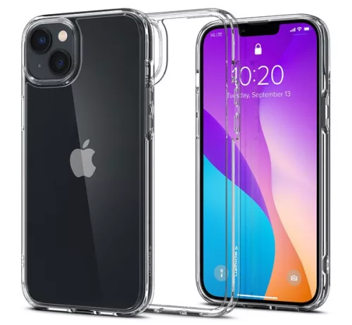 Spigen Ultra Hybrid Apple iPhone 14 tok, Crystal Clear, átlátszó