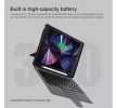 Nillkin Bumper Combo Apple iPad 10.2" billentyűzetes flip tok, fekete