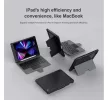 Nillkin Bumper Combo Apple iPad 10.2" billentyűzetes flip tok, fekete