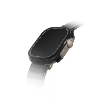   Uniq Valencia Apple Watch UItra 2/1 (49mm) aluminium tok, fekete