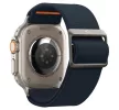 Spigen Lite Fit Ultra Apple Watch Ultra 3 / 2 / 1 49mm / 10 /  9 / 8 / 7 45mm / SE / 6 / 5 / 4 44mm / 3 / 2 / 1 42mm szövet szíj, tengerészkék