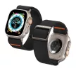 Spigen Lite Fit Ultra Apple Watch Ultra 3 / 2 / 1 49mm / 10 /  9 / 8 / 7 45mm / SE / 6 / 5 / 4 44mm / 3 / 2 / 1 42mm szövet szíj, fekete