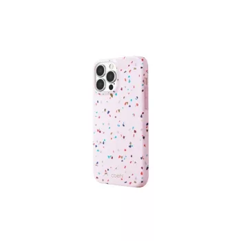   Uniq Coehl Terrazzo Apple iPhone 13 Pro, szilikon tok, rózsaszín