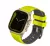 Uniq Linus Airosoft Apple Watch 42/44/45/49mm szilikon szíj, lime zöld
