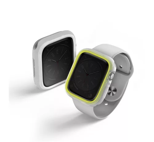 Uniq Moduo Apple Watch 45mm/44mm tok cserélhető kerettel, zöld/fehér