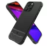 Spigen Rugged Armor MagFit Apple iPhone 15 Pro Max tok, MagSafe, Matte Black, fekete
