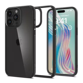   Spigen Ultra Hybrid Apple iPhone 15 Pro Max tok, Matte Black, fekete