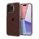 Spigen Liquid Crystal Glitter Apple iPhone 15 Pro tok, csillámos, rózsaszín, átlátszó