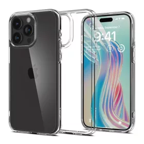   Spigen Ultra Hybrid Apple iPhone 15 Pro tok, Crystal Clear, átlátszó
