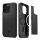 Spigen Mag Armor MagFit Apple iPhone 15 Pro tok, MagSafe, Matte Black, fekete