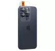 Spigen Glas.tR EZ Fit Optik Pro Apple iPhone 14 Pro / 14 Pro Max / 15 Pro / 15 Pro Max / 16 Pro / 16 Pro Max / 17 Pro / 17 Pro Max, Tempered kameralencse-védő fólia, kék titánium (2db)