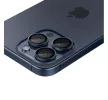 Spigen Glas.tR EZ Fit Optik Pro Apple iPhone 14 Pro / 14 Pro Max / 15 Pro / 15 Pro Max / 16 Pro / 16 Pro Max / 17 Pro / 17 Pro Max, Tempered kameralencse-védő fólia, kék titánium (2db)