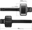 Spigen Dynamic Shield karra rögzíthető telefon tartó, karpánt 6,7" átmérőig, fekete