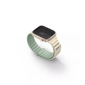   Uniq Revix Evo mágneses Apple Watch szíj, 41/40/38MM menta / bézs