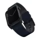 Uniq Straden vízálló bőr Apple Watch szíj, 49/45/44/42MM, kék