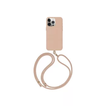   Uniq Coehl Muse Apple iPhone 15 Pro Magsafe kombatibilis tok, nude / bézs