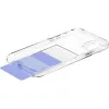 Spigen Crystal Slot Apple iPhone 15 tok kártyatartóval, Crystal Clear, átlátszó