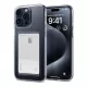 Spigen Crystal Slot Apple iPhone 15 Pro tok kártyatartóval, Crystal Clear, átlátszó