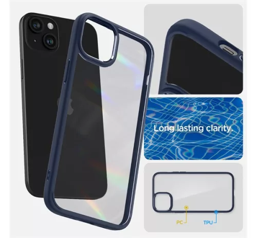 Spigen Ultra Hybrid Apple iPhone 15, sötétkék