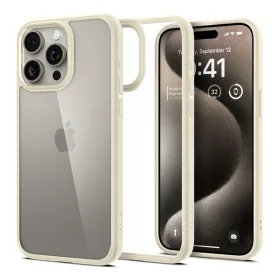 Spigen Ultra Hybrid Mute Apple iPhone 15 Pro tok, bézs