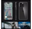 Spigen Ultra Hybrid Apple iPhone 15 Pro Max tok, Space Crystal, átlátszó-szürke, fekete-átlátszó