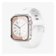 Spigen Ultra Hybrid Apple Watch 9 / 8 / 7 41mm tok, Crystal Clear, átlátszó