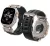 Spigen DuraPro Armor Apple Watch Ultra 3 / 2 / 1 49mm / 10 /  9 / 8 / 7 45mm / SE / 6 / 5 / 4 44mm / 3 / 2 / 1 42mm óraszíj, fekete (AMP07591)
